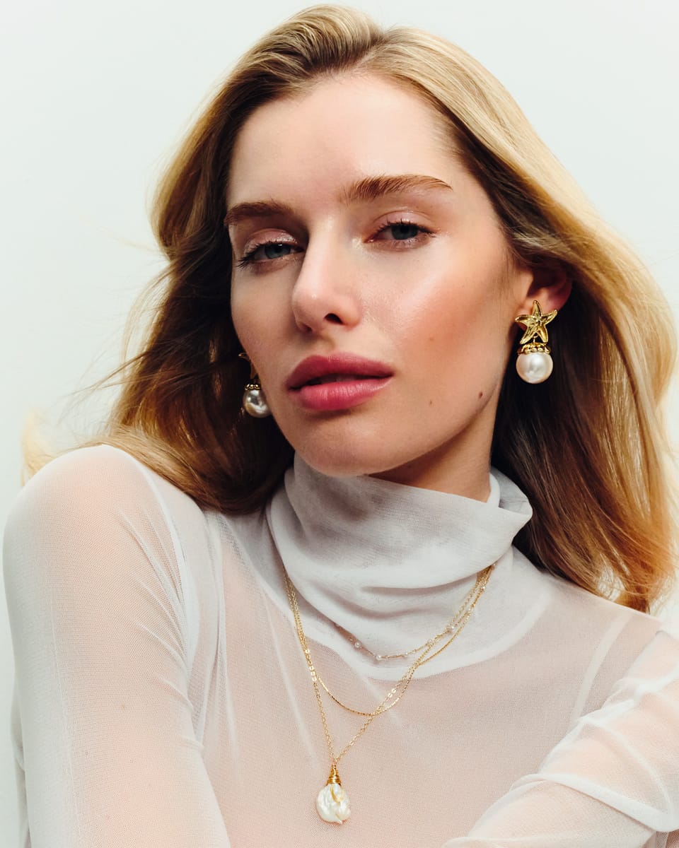 Katmanlı İnci  Kolye